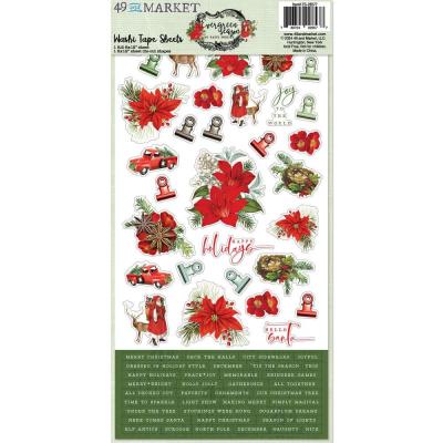 49 And Market Evergreen Season -  Washi Sheets